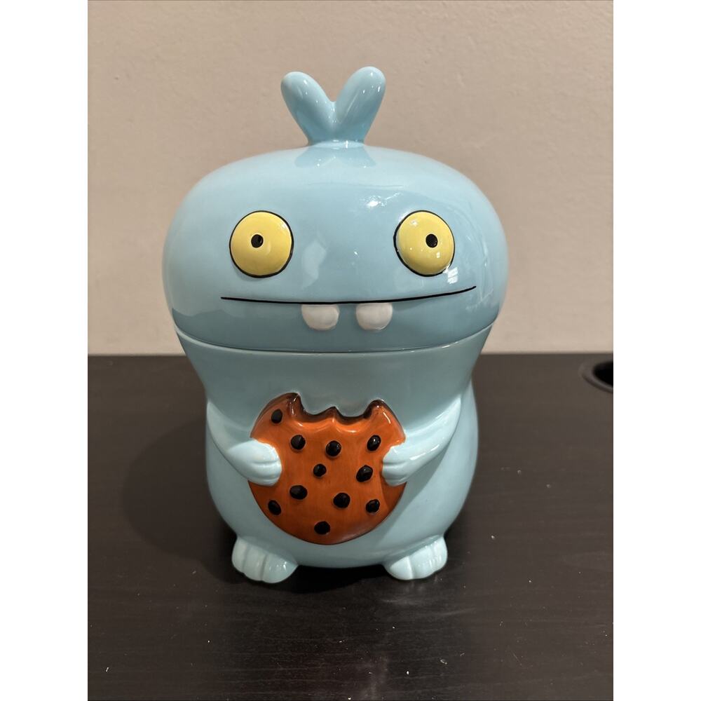Uglydolls Hungrily Yours BABO Monster Ceramic Cookie Jar Blue **REPAIRED